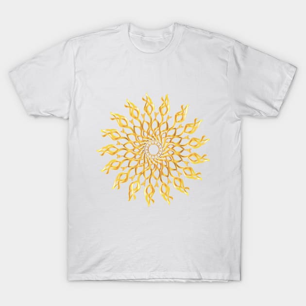 Gold ornament T-Shirt by Julia-Chu